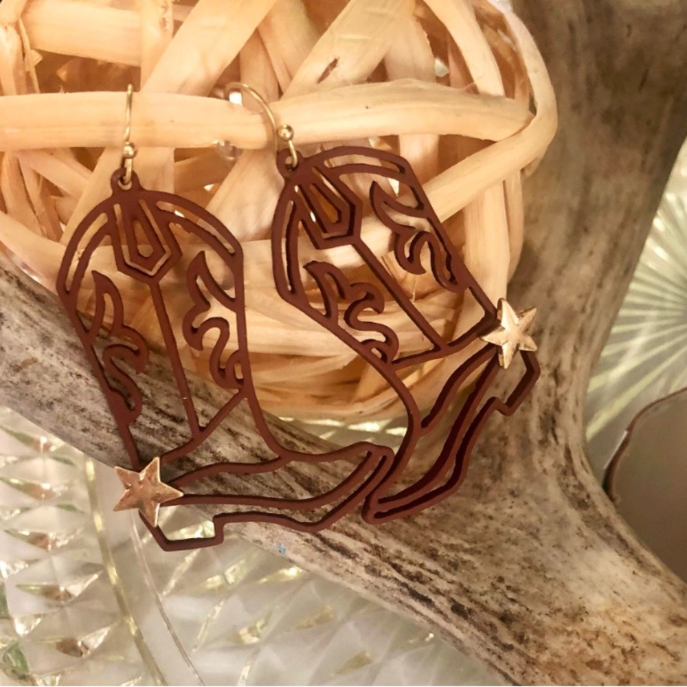 Cowboy Boot Earrings